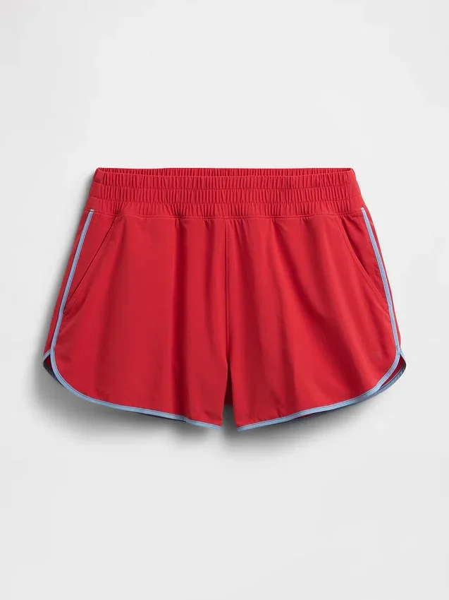 Pantaloncini da corsa GapFit Tech a vita alta