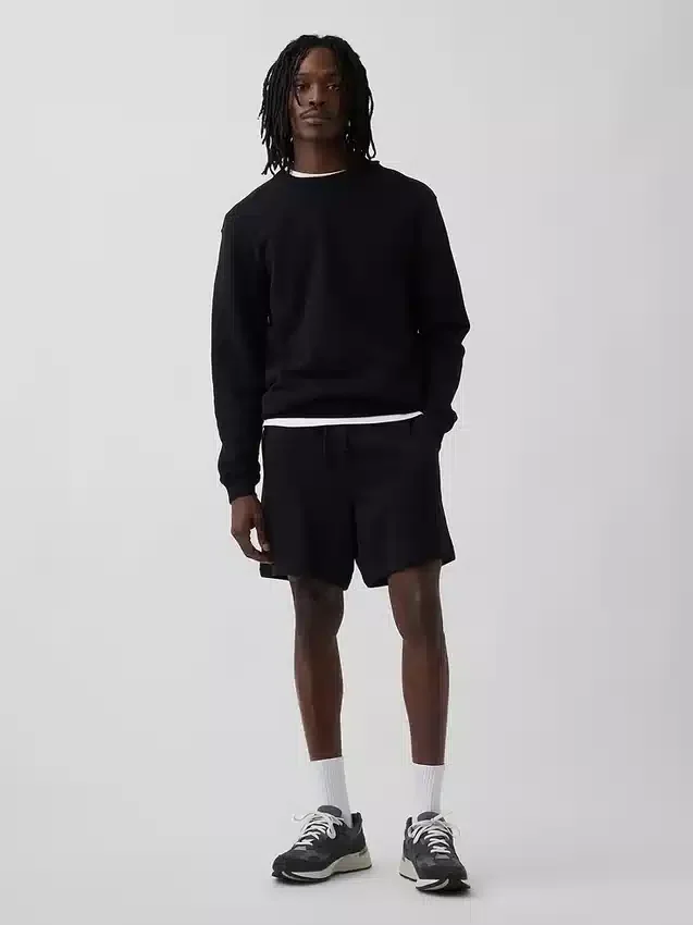 Pantaloncini da ginnastica in felpa French Terry pesante per adulti