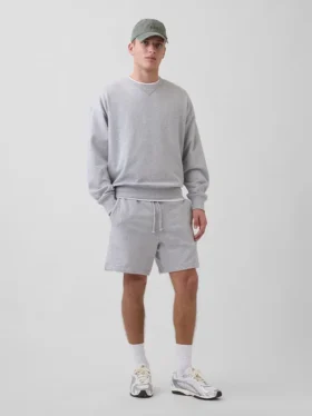 Pantaloncini da ginnastica in felpa French Terry pesante per adulti