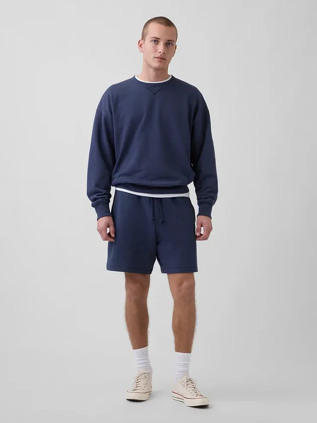 Pantaloncini da ginnastica in felpa French Terry pesante per adulti