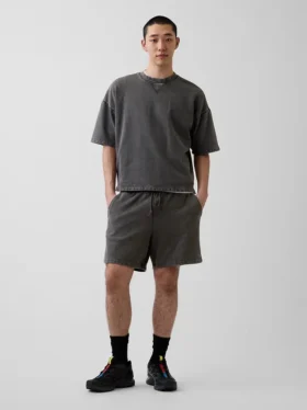 Pantaloncini da ginnastica in felpa French Terry pesante per adulti