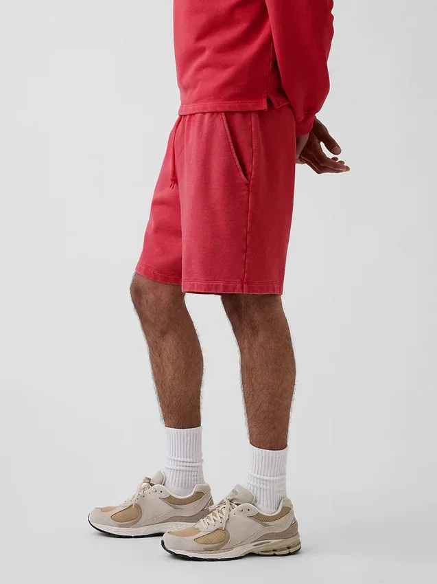 Pantaloncini da ginnastica in felpa French Terry pesante per adulti