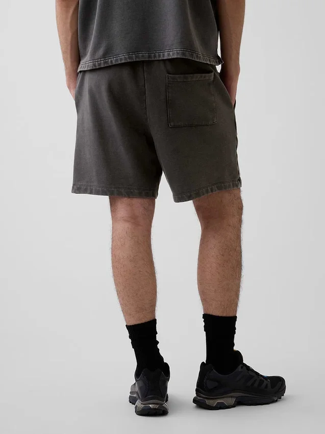 Pantaloncini da ginnastica in felpa French Terry pesante per adulti