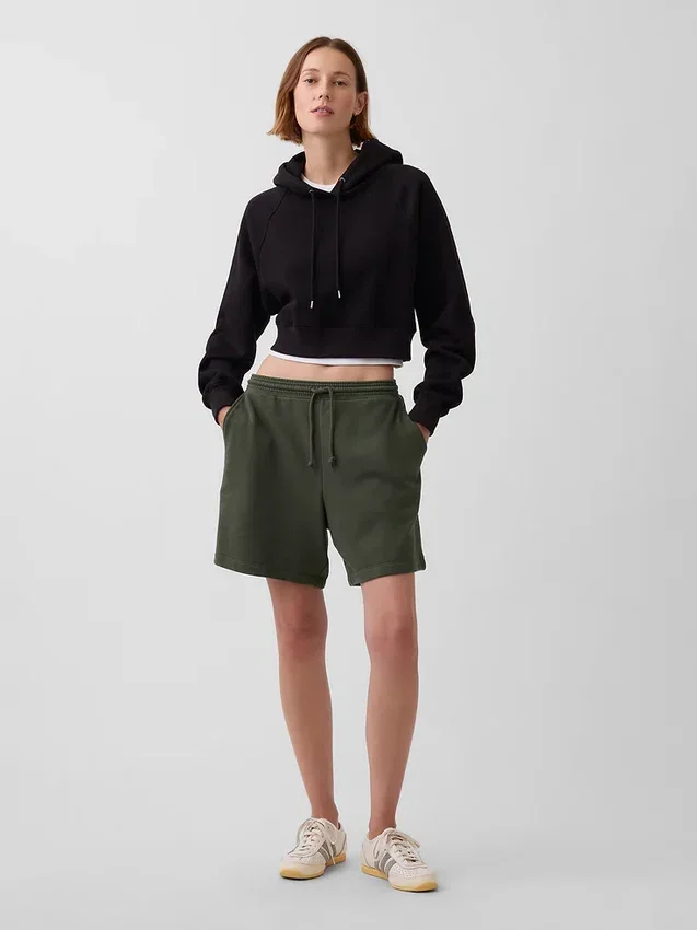 Pantaloncini da ginnastica in felpa French Terry pesante per adulti