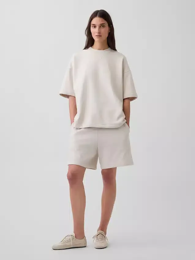 Pantaloncini da ginnastica in felpa French Terry pesante per adulti