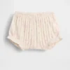Pantaloncini da neonato "Baby First Favorites" a righe pointelle con motivo floreale