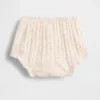 Pantaloncini da neonato "Baby First Favorites" a righe pointelle con motivo floreale