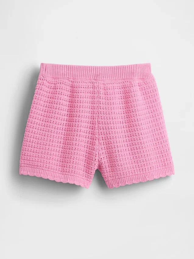 Pantaloncini da neonato & Bebè con chiusura a elastico, lavorati all’uncinetto