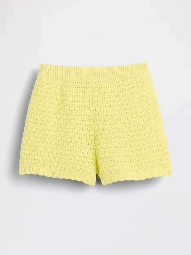 Pantaloncini da neonato & Bebè con chiusura a elastico, lavorati all’uncinetto