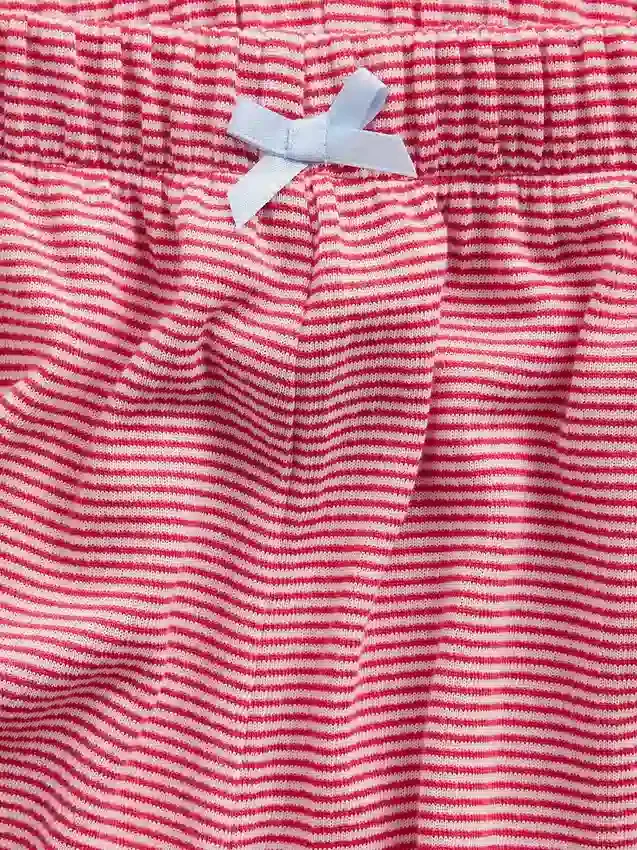 Pantaloncini da pigiama a costine riciclati per bambini