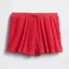 Pantaloncini da pigiama a trama a nido d’ape