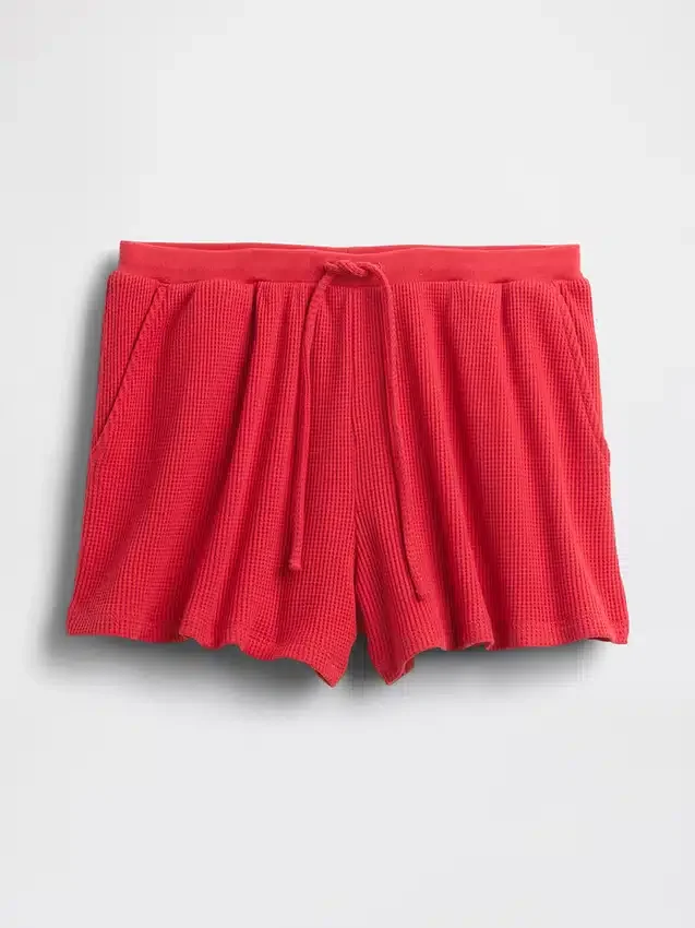 Pantaloncini da pigiama a trama a nido d’ape