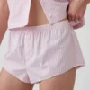 Pantaloncini da pigiama bloomer in popeline