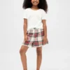 Pantaloncini da pigiama in flanella riciclata per bambini