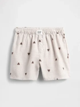 Pantaloncini da pigiama in flanella riciclata per bambini