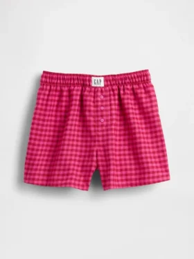 Pantaloncini da pigiama in flanella riciclata per bambini