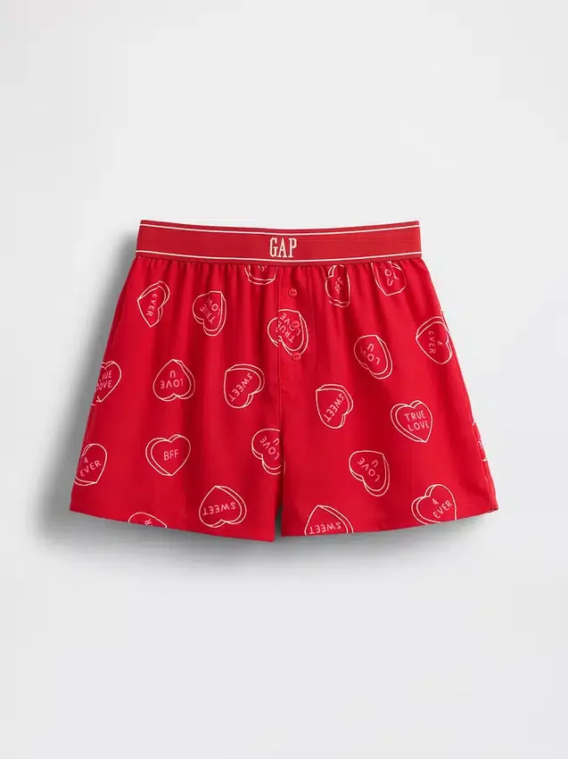 Pantaloncini da pigiama in flanella riciclata per bambini