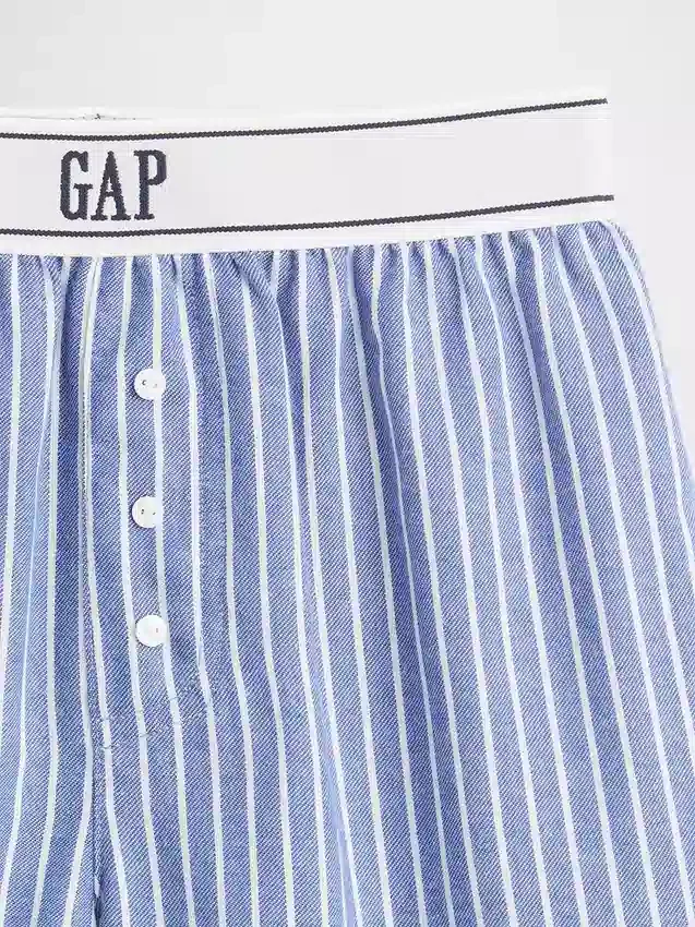 Pantaloncini da pigiama in flanella riciclata per bambini