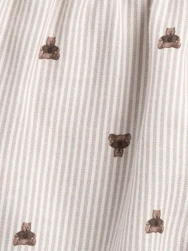 Pantaloncini da pigiama in flanella riciclata per bambini