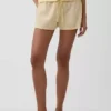 Pantaloncini da pigiama in garza stropicciata