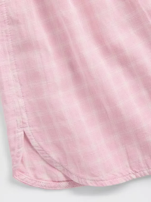 Pantaloncini da pigiama in garza stropicciata