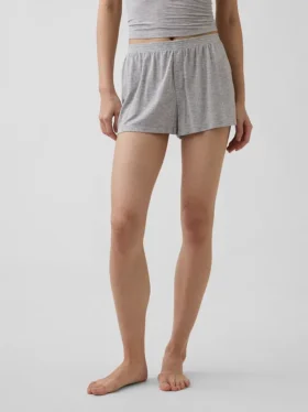 Pantaloncini da pigiama in modal a costine morbidissimi