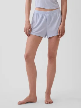 Pantaloncini da pigiama in modal a costine morbidissimi