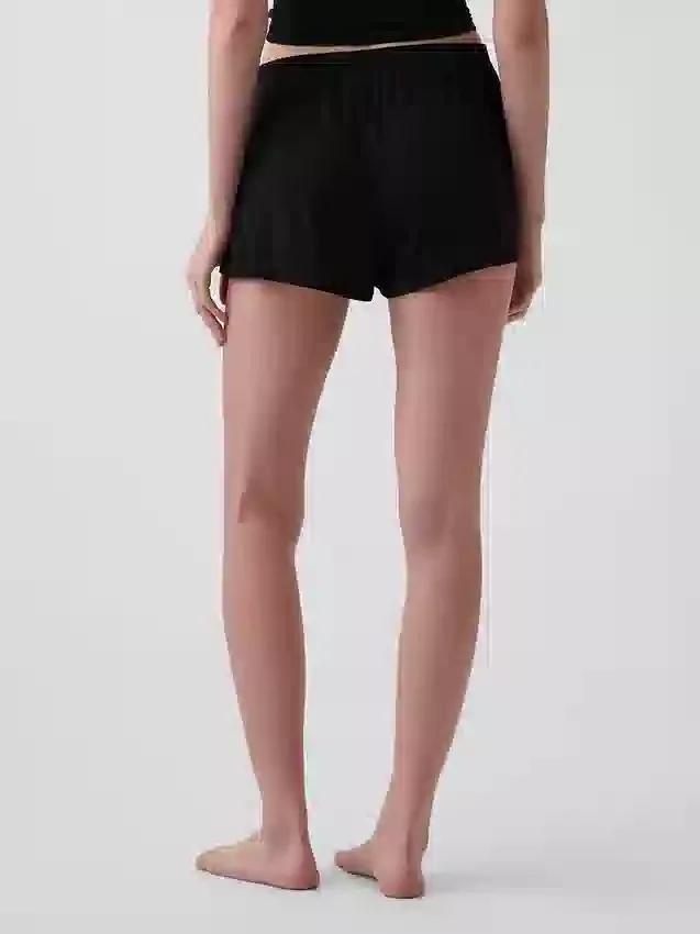 Pantaloncini da pigiama in modal a costine morbidissimi