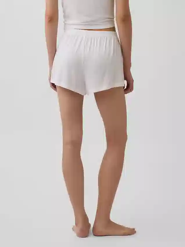 Pantaloncini da pigiama in modal a costine morbidissimi