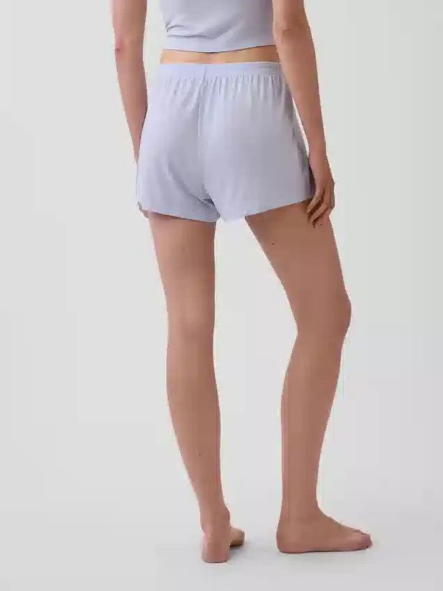 Pantaloncini da pigiama in modal a costine morbidissimi