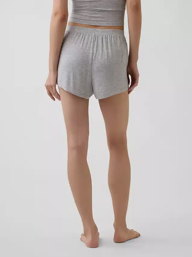 Pantaloncini da pigiama in modal a costine morbidissimi