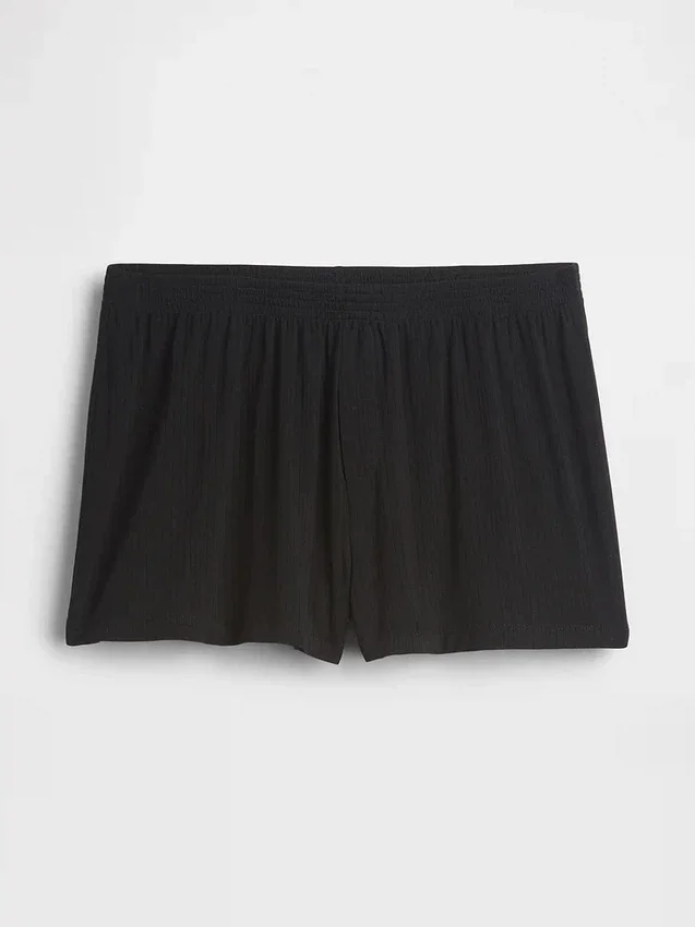 Pantaloncini da pigiama in modal a costine morbidissimi