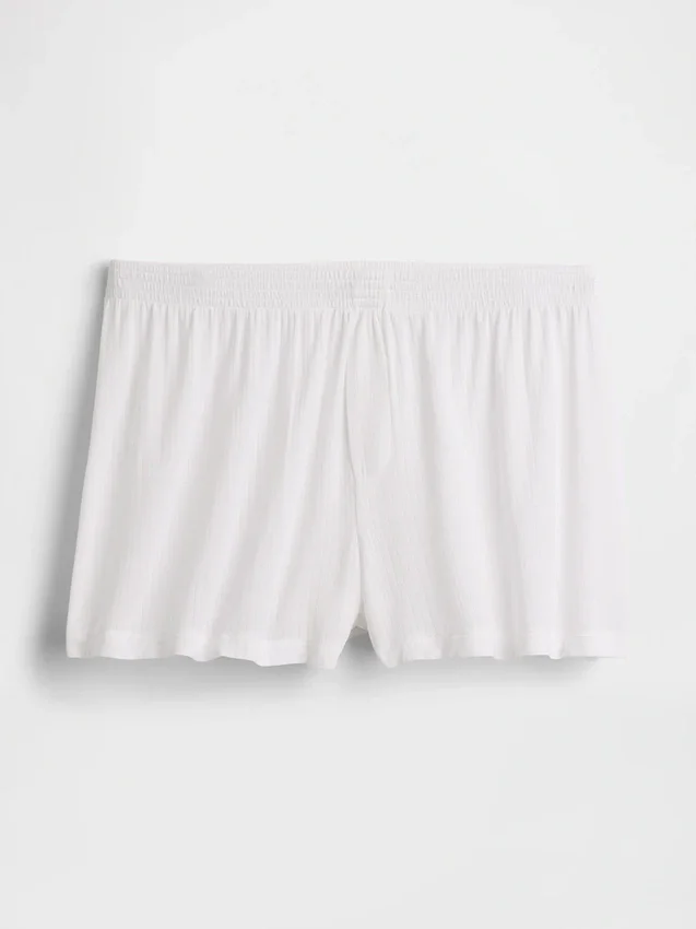Pantaloncini da pigiama in modal a costine morbidissimi