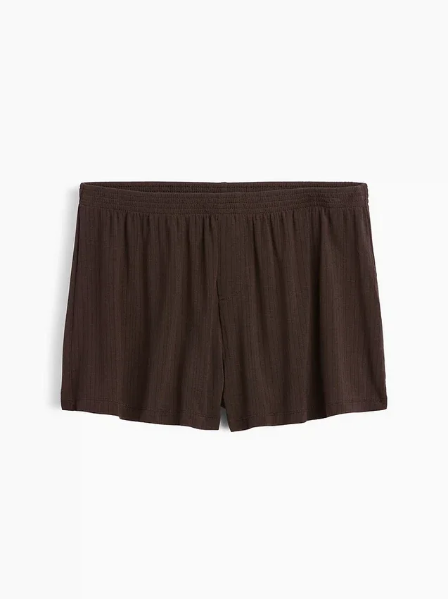 Pantaloncini da pigiama in modal a costine morbidissimi
