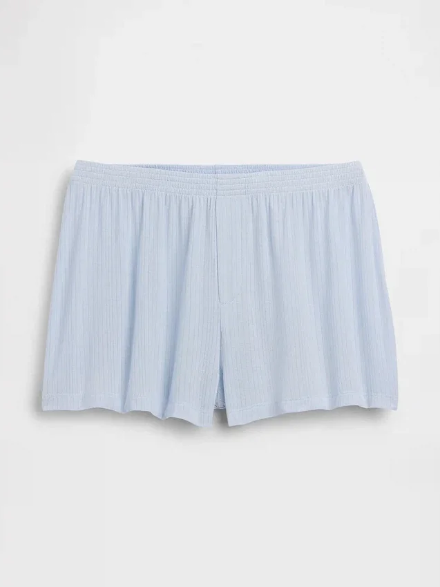 Pantaloncini da pigiama in modal a costine morbidissimi