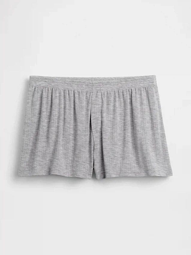 Pantaloncini da pigiama in modal a costine morbidissimi