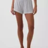 Pantaloncini da pigiama in modal morbidissimo con bordi in pizzo