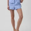 Pantaloncini da pigiama in popeline
