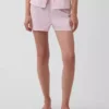 Pantaloncini da pigiama in popeline