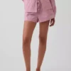Pantaloncini da pigiama in popeline