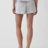 Pantaloncini da pigiama in popeline