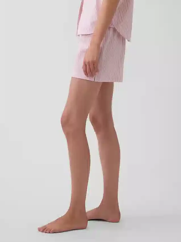 Pantaloncini da pigiama in popeline