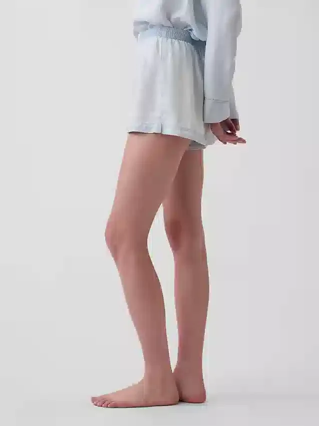 Pantaloncini da pigiama in popeline