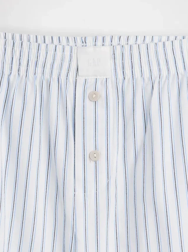 Pantaloncini da pigiama in popeline