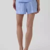 Pantaloncini da pigiama in popeline
