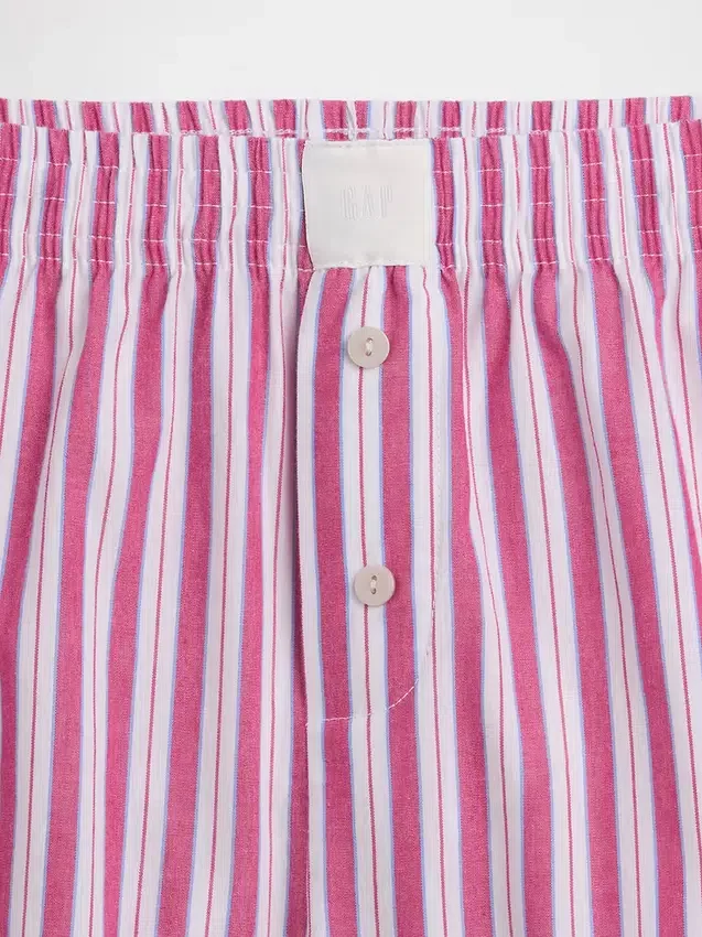 Pantaloncini da pigiama in popeline
