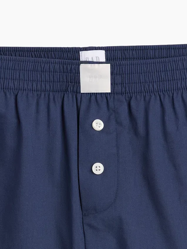 Pantaloncini da pigiama in popeline
