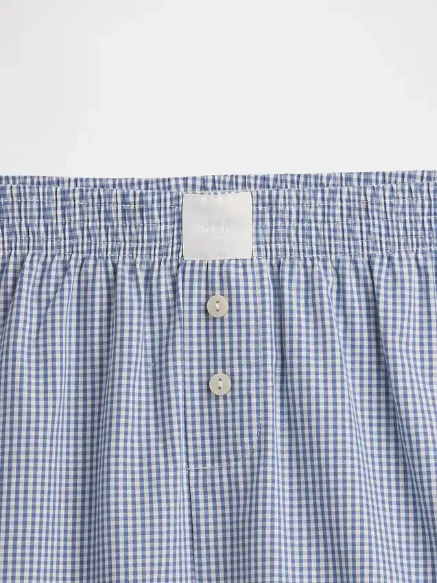 Pantaloncini da pigiama in popeline