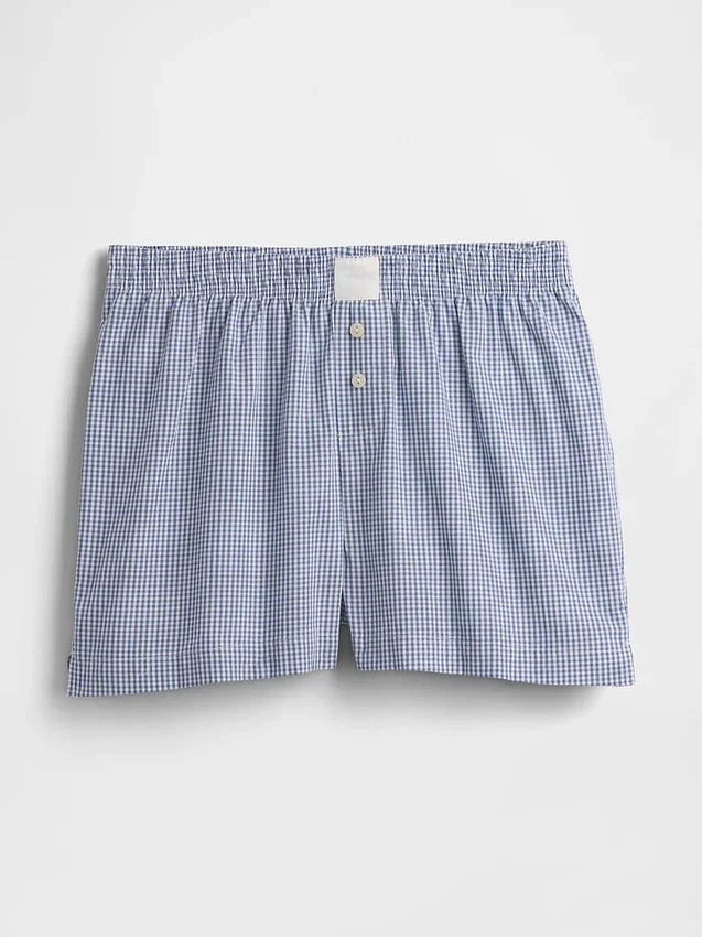 Pantaloncini da pigiama in popeline