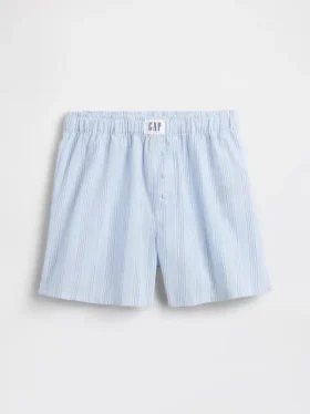 Pantaloncini da pigiama in popeline riciclato per bambini